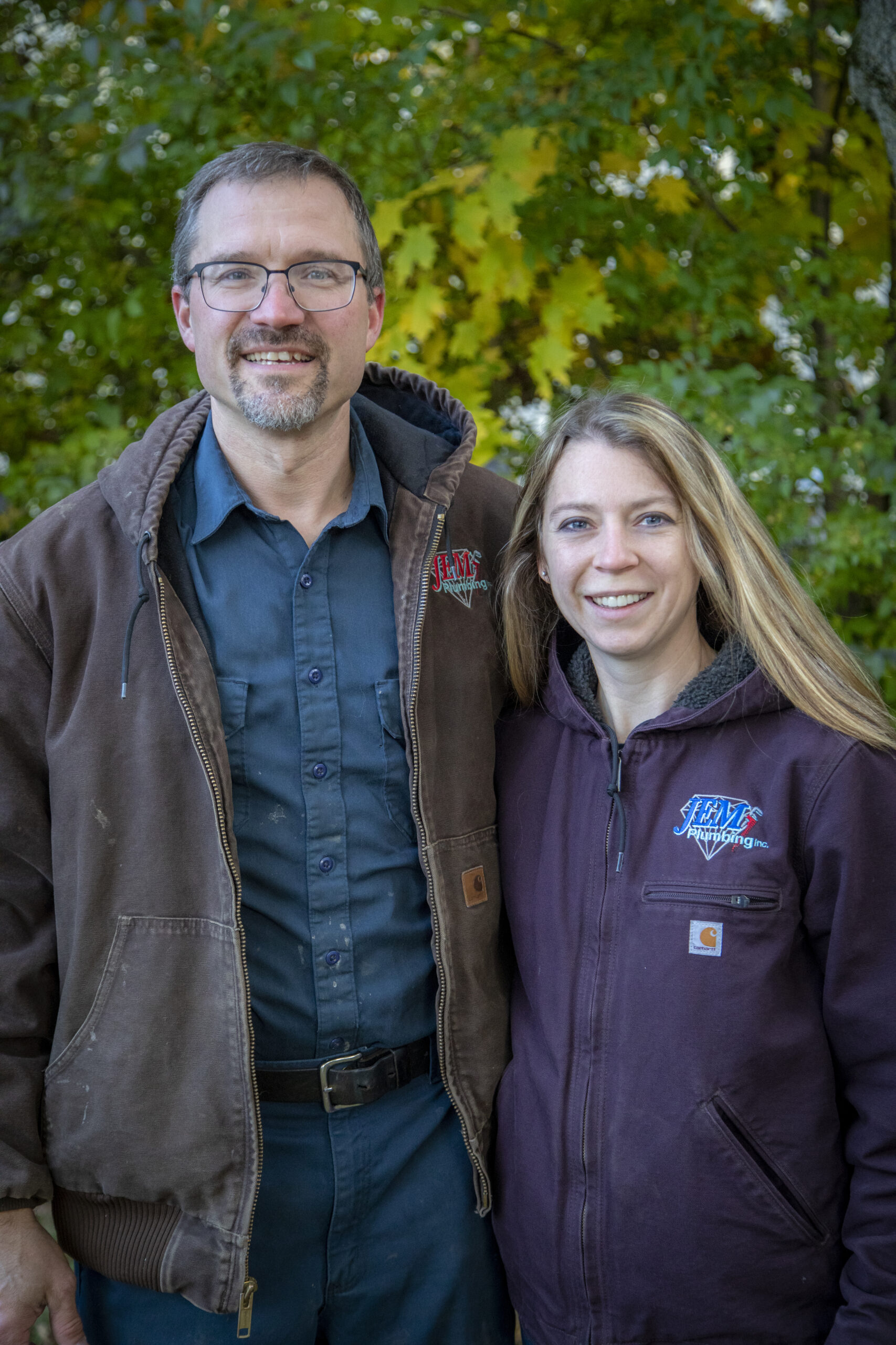 2022JEMplumbing_15 Jeremy and Heather Mantel, owners of JEM Plumbing